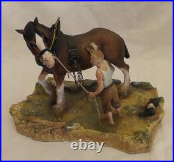 Border fine arts B0770 Cooling His Heels Boxed + Coa Ltd Edition 529/1500