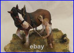 Border fine arts B0770 Cooling His Heels Boxed + Coa Ltd Edition 529/1500
