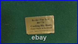 Border fine arts B0770 Cooling His Heels Boxed + Coa Ltd Edition 529/1500