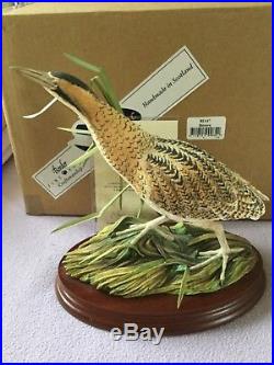 Border fine arts BITTERN. Boxed. Event only piece Limited to 250