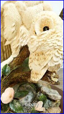 Border fine arts Barn owl and chick, WB71, By Russell Willis, 1993 ltd 533/1250