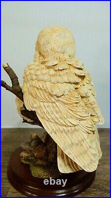 Border fine arts Barn owl and chick, WB71, By Russell Willis, 1993 ltd 533/1250