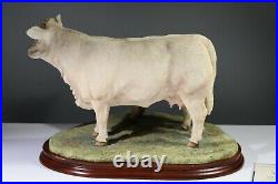 Border fine arts Charolais Cow And Calf B0742 Ltd Ed 641 /750. AA4