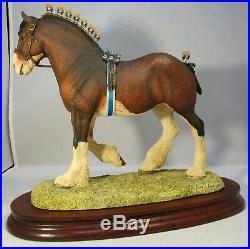 Border fine arts Clydesdale Stallion Horse Victory at the Highland L149D