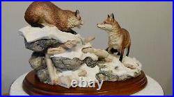 Border fine arts Cool Reception, B0092 foxes, Ltd. Ed 35/2500, David Walton