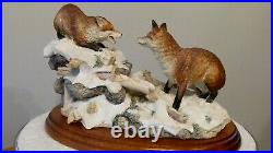 Border fine arts Cool Reception, B0092 foxes, Ltd. Ed 35/2500, David Walton