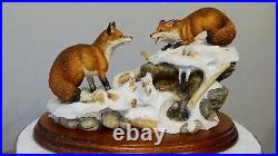 Border fine arts Cool Reception, B0092 foxes, Ltd. Ed 35/2500, David Walton