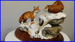 Border fine arts Cool Reception, B0092 foxes, Ltd. Ed 35/2500, David Walton