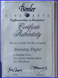Border fine arts'Evening flight' Limited Edition 956 of 1250 pieces