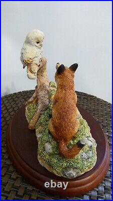 Border fine arts Fox & Owlet, B0207, 1997, By D Walton