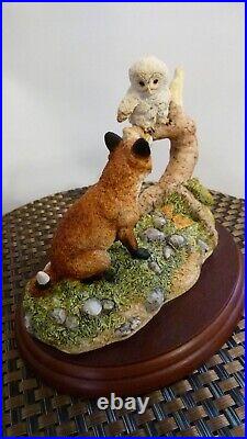 Border fine arts Fox & Owlet, B0207, 1997, By D Walton