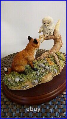 Border fine arts Fox & Owlet, B0207, 1997, By D Walton