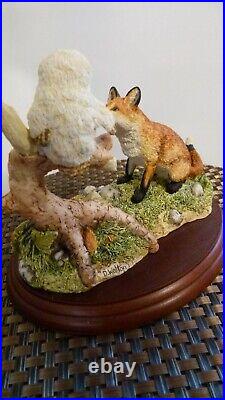 Border fine arts Fox & Owlet, B0207, 1997, By D Walton