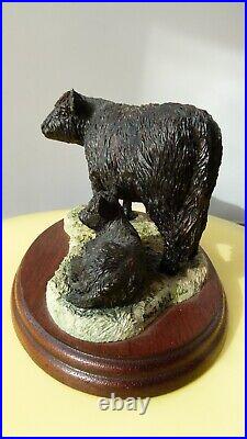 Border fine arts Galloway Cow & Calf, B0005A, by Anne Wall, 1996