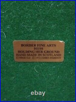 Border fine arts Holding her ground, Collie & sheep B0198 R Ayres, Ltd 2267/2500