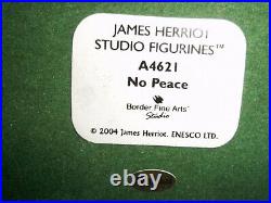 Border fine arts James Herriot studio collection NO PEACE A4621 BNIB V. RARE