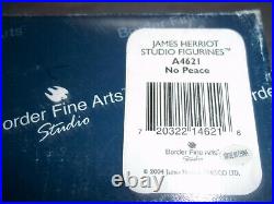 Border fine arts James Herriot studio collection NO PEACE A4621 BNIB V. RARE