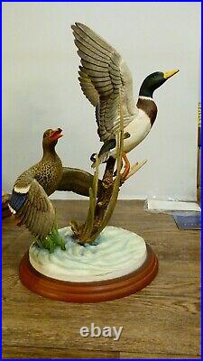 Border fine arts Mallards, A1391 signed RR, (Richard Roberts) 2001, 29cm 11.41