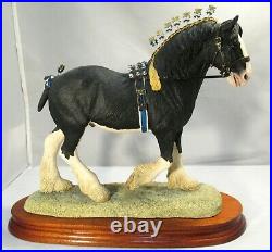 Border fine arts OOAK Horse in a Black colour Victory at the Highland L149