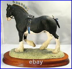 Border fine arts OOAK Horse in a Black colour Victory at the Highland L149