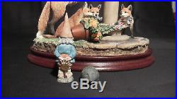 Border fine arts'Scenting Fun B1261 Foxes, 22nd Society figurine Boxed By Ray A