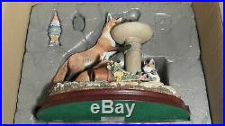 Border fine arts'Scenting Fun B1261 Foxes, 22nd Society figurine Boxed By Ray A
