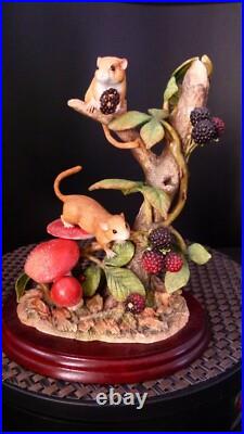 Border fine arts September Fruits mice, signed by r ayres Free Delivery