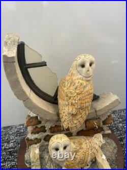 Border fine arts Society Collectors Owls. Ray Ayres. Silent Sanctuary