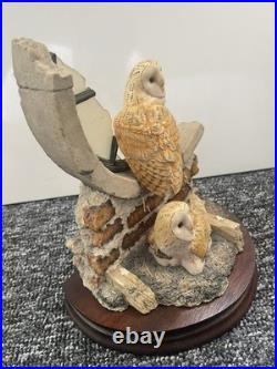 Border fine arts Society Collectors Owls. Ray Ayres. Silent Sanctuary