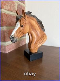 Border fine arts Thoroughbred Horse bust limited edition 30/250