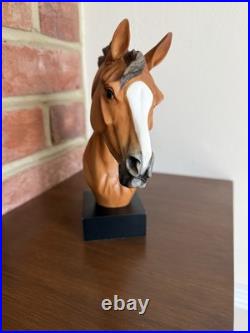 Border fine arts Thoroughbred Horse bust limited edition 30/250