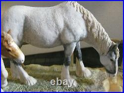 Border fine arts Very Rare Horse Gently Grazing By Ray Ayres, LTD EDT Of 350