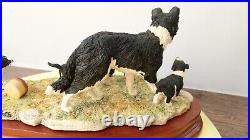 Border fine arts Wait For Me, Collie dogs SOC6, Anniversary piece, By Ray Ayres