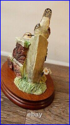 Border fine arts Wren and chicks B0346, Ltd 15/1250, signed JGB, boxed, 1998