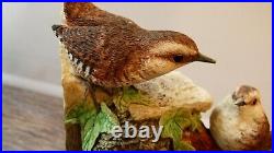 Border fine arts Wren and chicks B0346, Ltd 15/1250, signed JGB, boxed, 1998