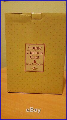 Border fine arts comic and curious cats'Bedtime Stories