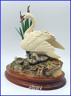 Border fine arts figurine First one in Swan with signets Mint/boxed