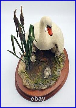 Border fine arts figurine First one in Swan with signets Mint/boxed