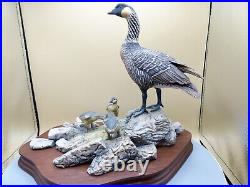 Border fine arts, hawaiian goose and goslings 46 of 1850, with certificate, PS02