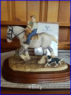 Border fine arts horse, Off to the fair. Limited edition. 1994