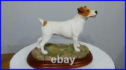 Border fine arts jack Russell, brown and white, A3037, Margaret Turner, Free Del