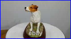 Border fine arts jack Russell, brown and white, A3037, Margaret Turner, Free Del