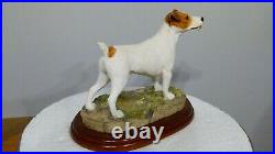 Border fine arts jack Russell, brown and white, A3037, Margaret Turner, Free Del