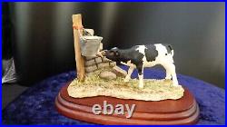 Border fine arts morning feed calf JH82A 1992 JA Butler