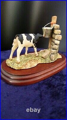 Border fine arts morning feed calf JH82A 1992 JA Butler