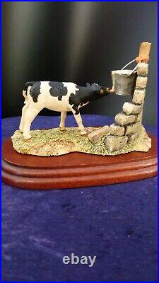 Border fine arts morning feed calf JH82A 1992 JA Butler