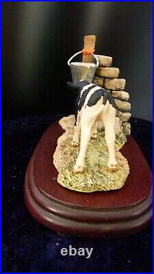 Border fine arts morning feed calf JH82A 1992 JA Butler