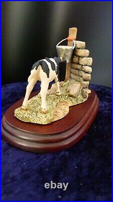 Border fine arts morning feed calf JH82A 1992 JA Butler