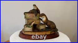 Border fine arts on the quayside, otters, A8787, 2008, Free Delivery Border fine arts on the quayside, otters, A8787, 2008, Free Delivery
