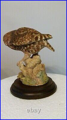 Border fine arts owl by Anne Wall, 16cm, (6.29) tall Border fine arts owl by Anne Wall, 16cm, (6.29) tall